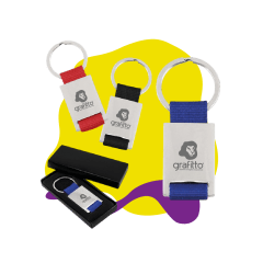 LLAVERO METALICO RECTO STRAP