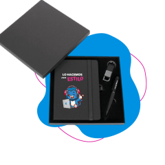 SET EJECUTIVO DE ESCRITORIO NEGRO