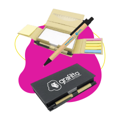 POST IT ESTUCHE ECOLOGICO CON LAPIZ