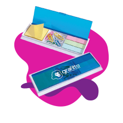 POST IT ESTUCHE PLASTICO