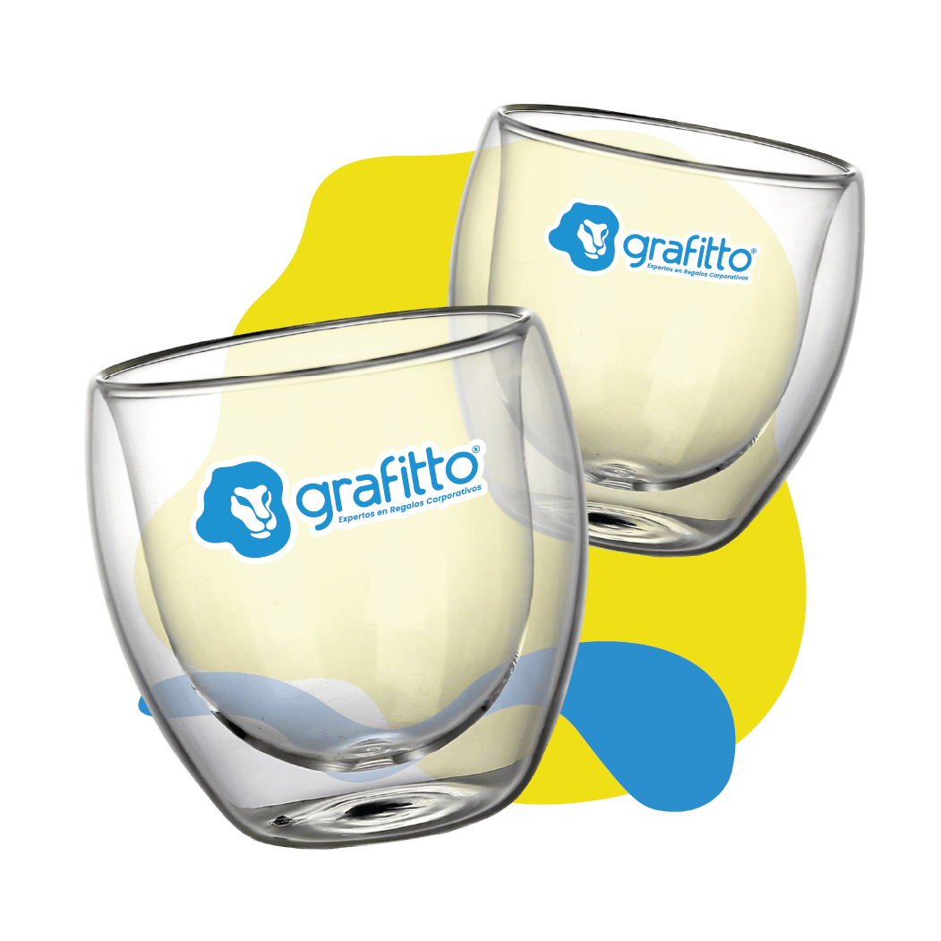 Set Vasos de vidrio doble1