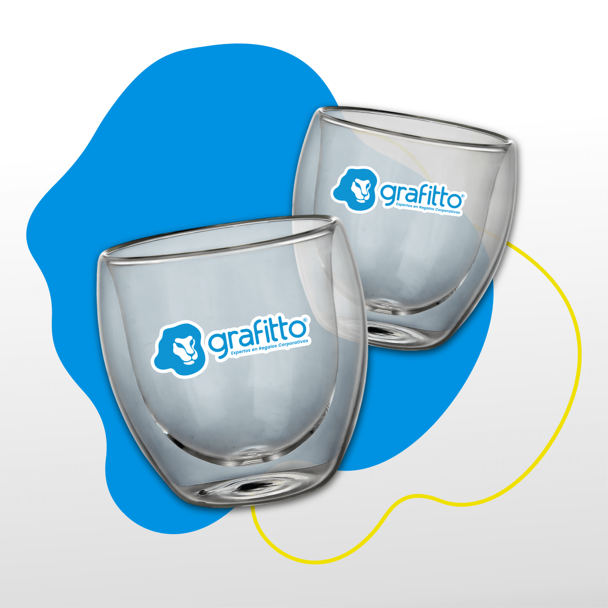 Set Vasos de vidrio doble1