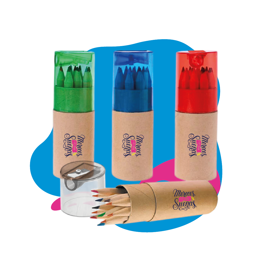 SET 12 LAPICES DE COLORES TUBO1