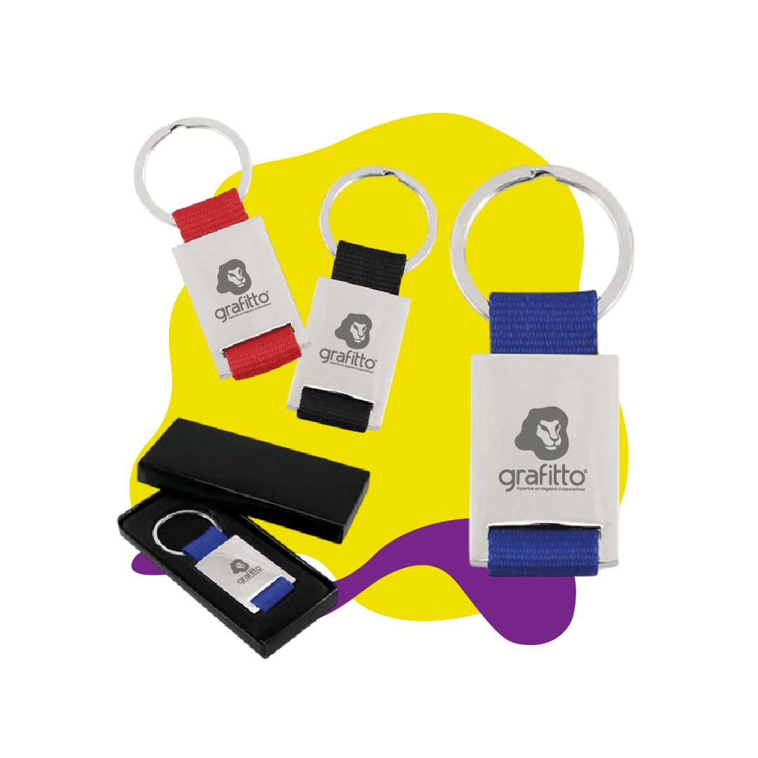 LLAVERO METALICO RECTO STRAP1