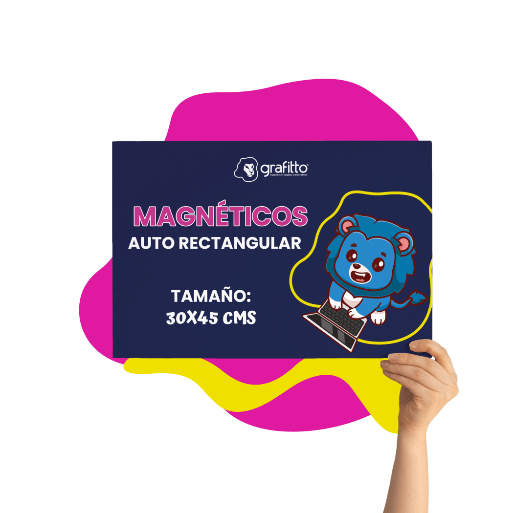 Magnético para auto 30 x 45 cms1