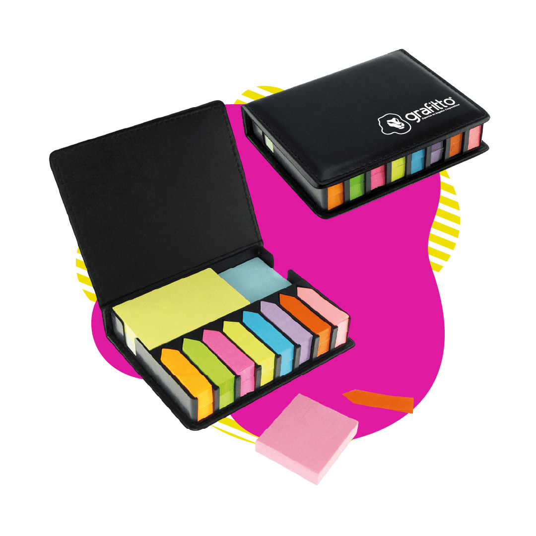 POST IT DE NOTAS  ADHESIVAS DE PU NEGRO1