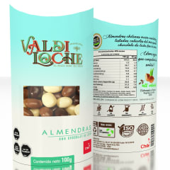 Almendras Grageadas Finas almendras tostadas bañadas en chocolate de leche