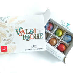 Caja bombón Valdiloche 6 unidades Ed Cerveza Bundor con sabor Belzeboo, Ninfa, Elfa, Kali, Nessi