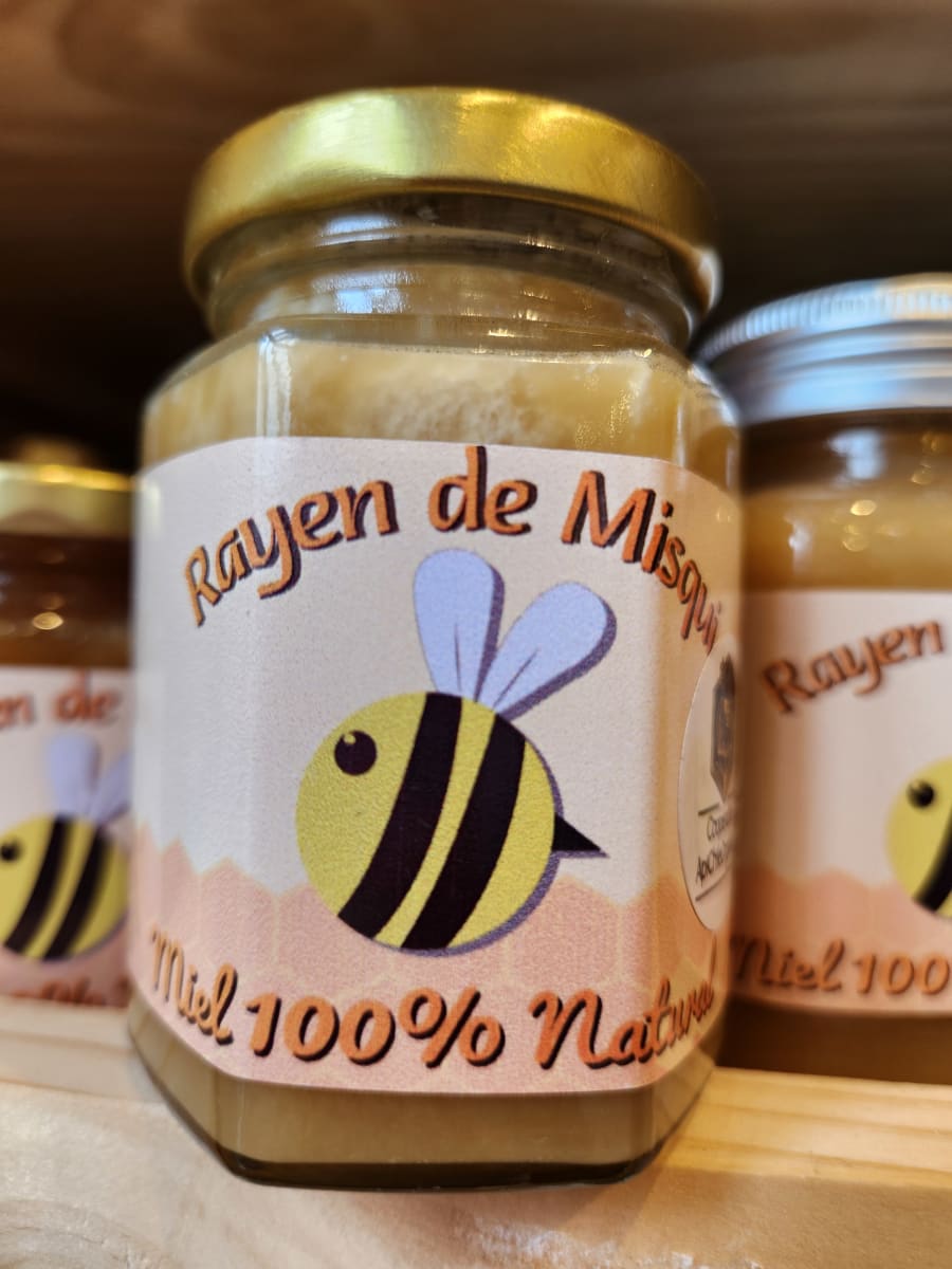 Miel rectangular Rayen de Misqui 300 gr1