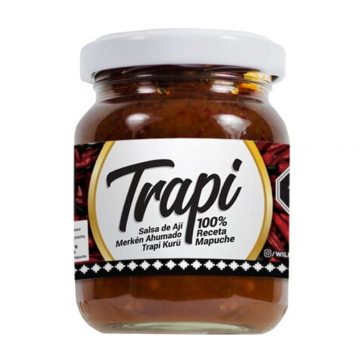 Salsa de Ají Cacho de cabra Ahumado Willi Kitral Trapi Kurü 110 grs.1