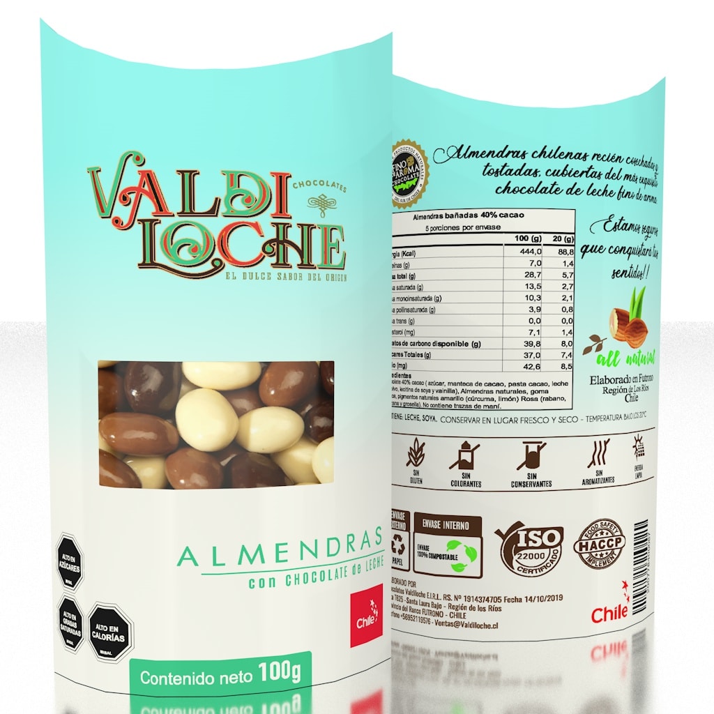 Almendras Grageadas Finas almendras tostadas bañadas en chocolate de leche1