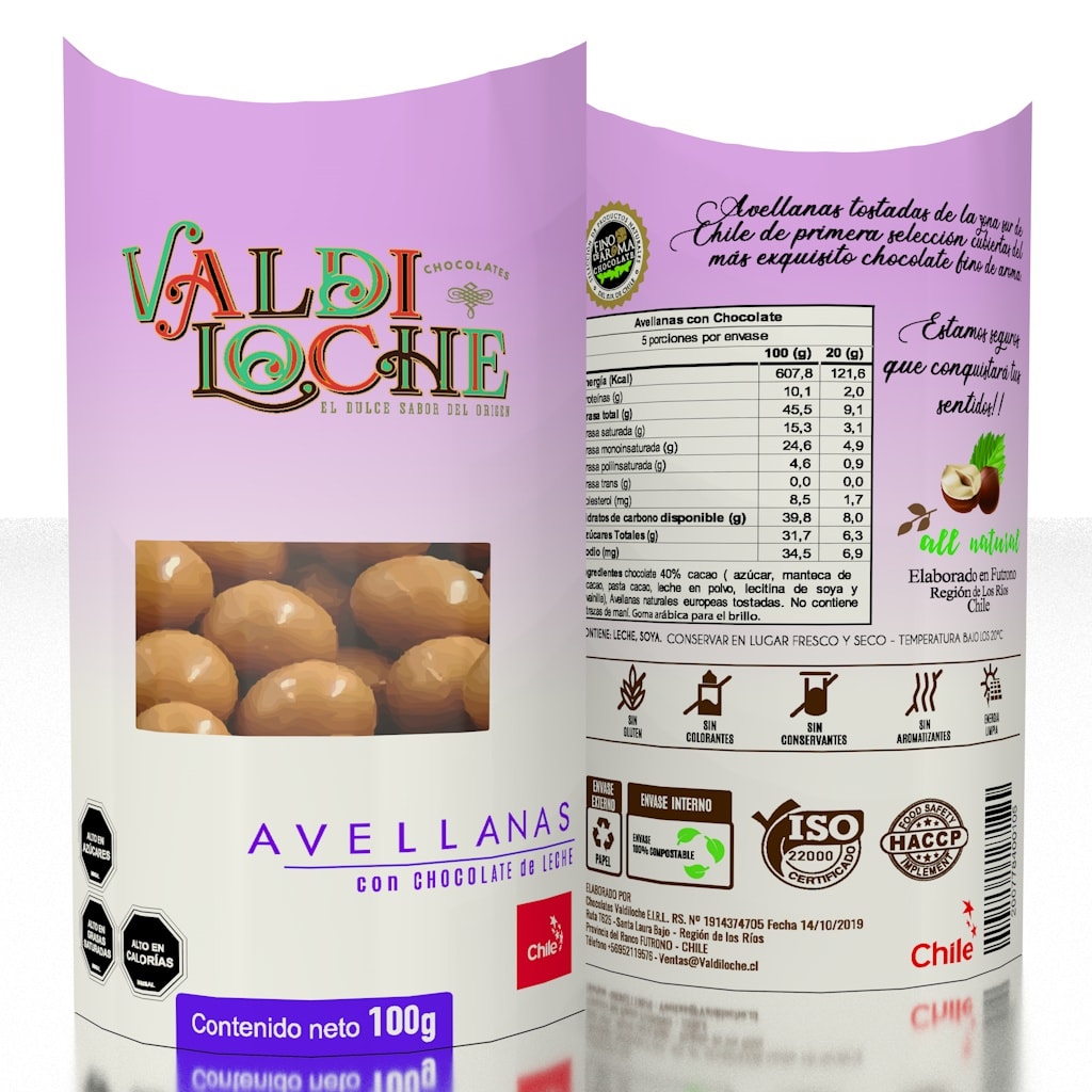 Avellanas Grageadas con chocolate Valdiloche3