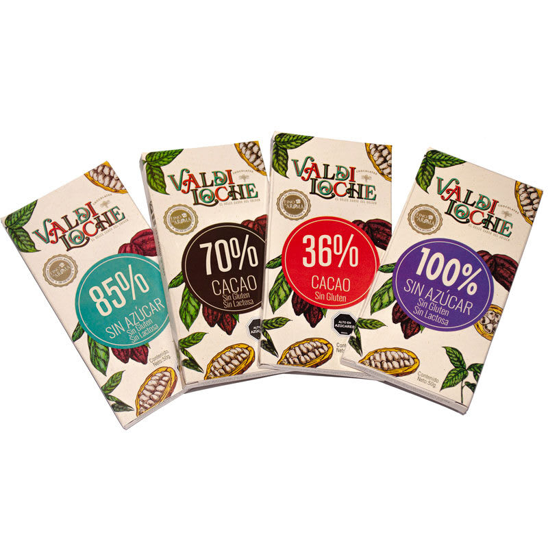 40% Chocolate Valdiloche sin gluten de Leche Origen Colombia2