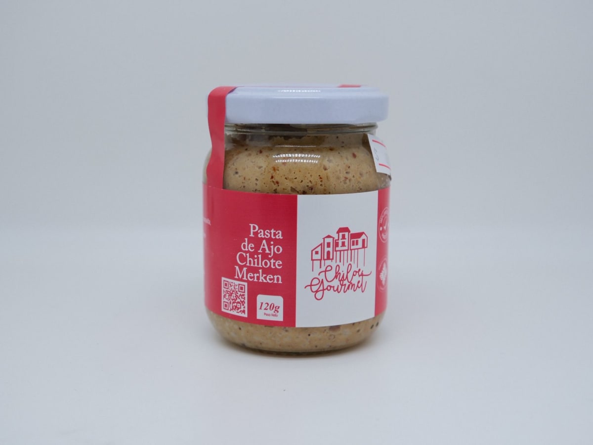 Pasta de Ajo chilote MERKEN 120 gr. Neto1