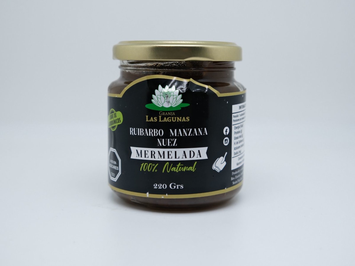 Mermelada Ruibarbo Frutilla Granja las Lagunas1