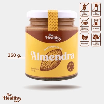 Mantequilla de Almendra – Frasco de vidrio 250g1
