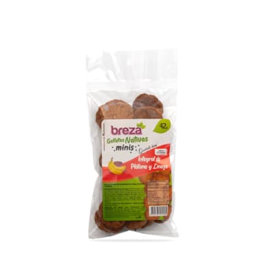 Galleta Mini de Plátano con Linaza – Breza (42g)1