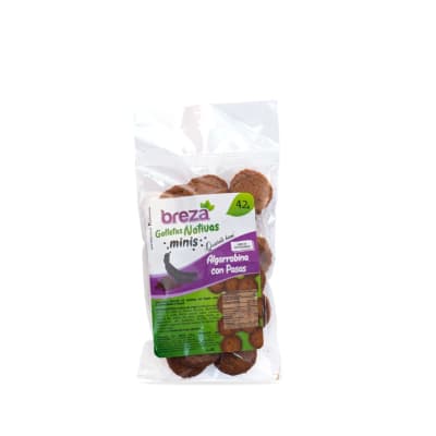 Galleta Mini de Algarrobina con Pasas – Breza (42g)1