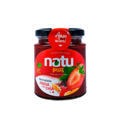 Mermelada de Fresa con Chía – Natu (250g)1