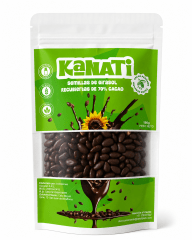 Semillas de girasol recubiertas de 70% cacao