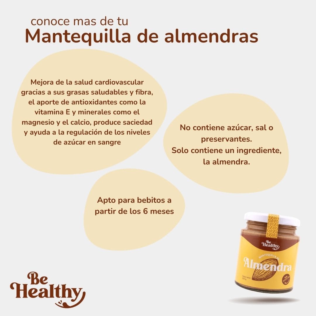 Mantequilla de Almendra – Frasco de vidrio 250g3