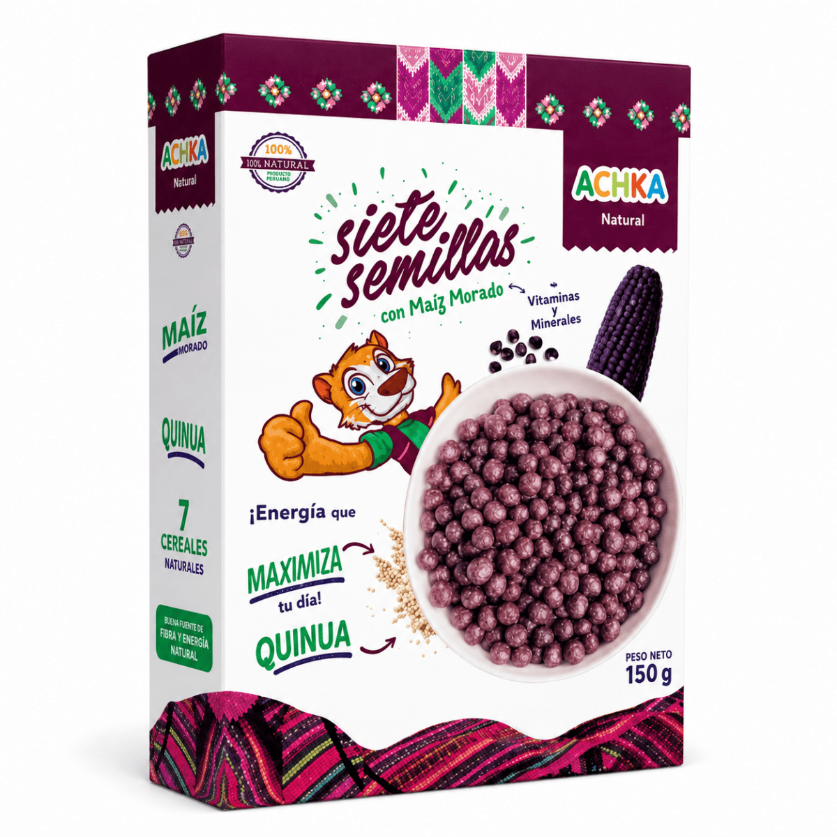 Cereal – 7 Semillas Maiz Morado 0