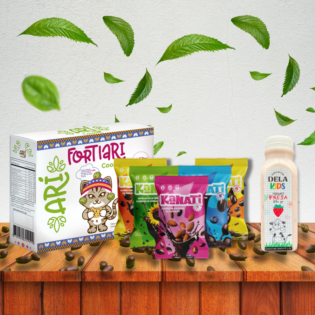 Pack Lonchera Inteligente – Yogurt + Galletas con Hierro + Chocolate Saludable 0