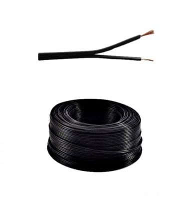 cable paralelo negro 2Cx0,336mm