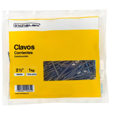 clavo corriente 2 1/2''