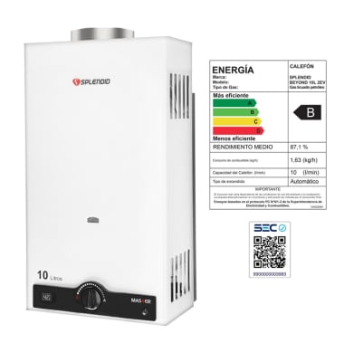 calefon ionizado Splendid1