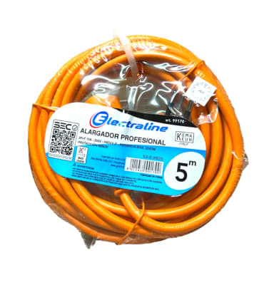 alargador 5 mt ELECTRALINE max. 2500w1
