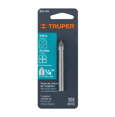 broca p/vidrio TRUPER