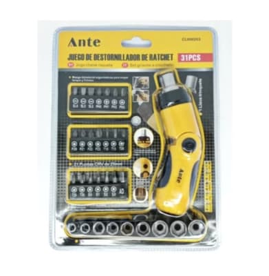 Juego destornillador 31 pcs ANTE1