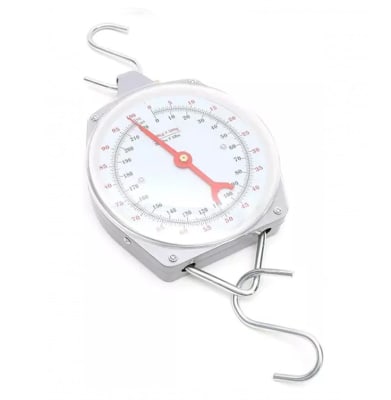 balanza colgante 100 kg c/reloj
