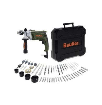 Kit Taladro Percutor 13mm 750 watt BAUKER
