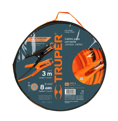 Cable Bateria 3mt  12V 225A