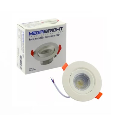 Foco Basculante 6.5 W Embutido