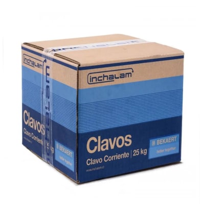 Clavo corriente x CAJA 25kg