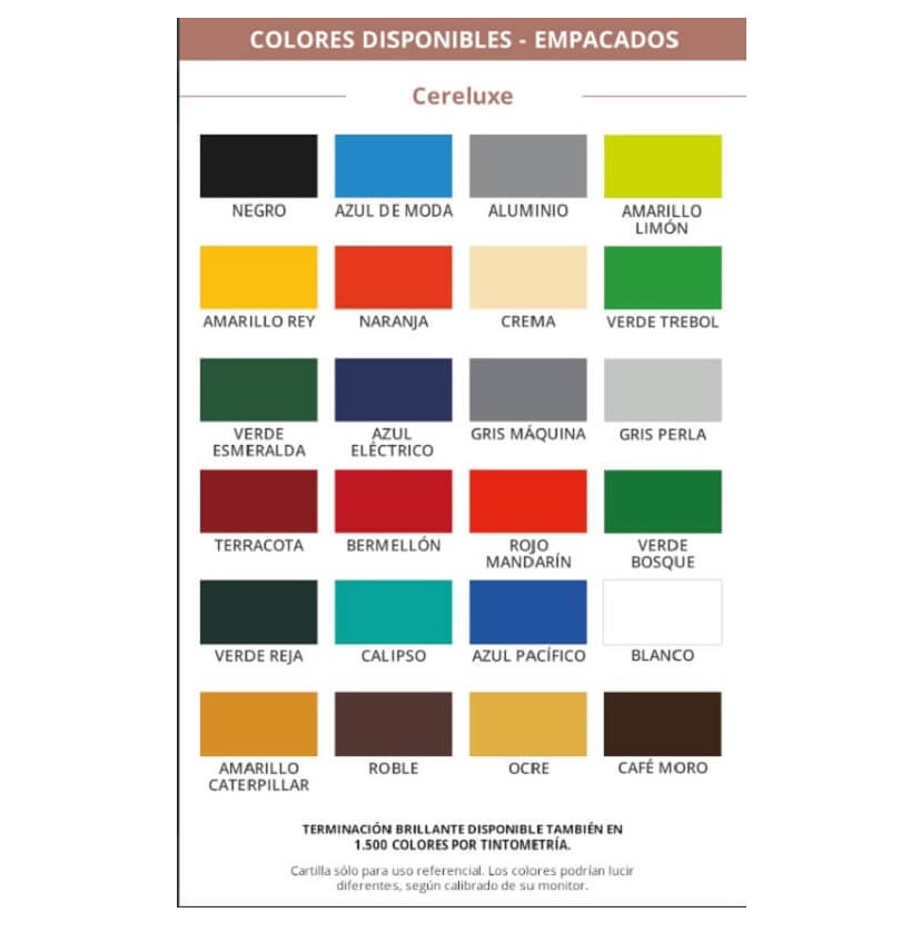 Esmalte Sintetico CERELUXE 1/16 GL2