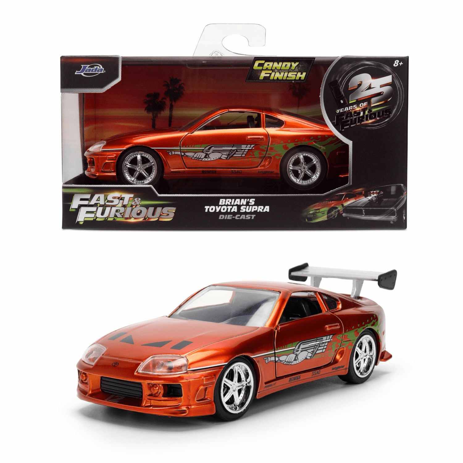 AUTO 95 TOYOTA SUPRA CANDY - FAST & FURIOUS - JADA 1:32