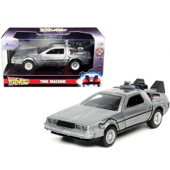 DELOREAN TIME MACHINE BACK TO THE FUTURE 1 HOLLYWOOD RIDES ESCALA 1:32 JADA