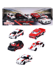 PACK DE 5 AUTOS TOYOTA RACING MAJORETTE