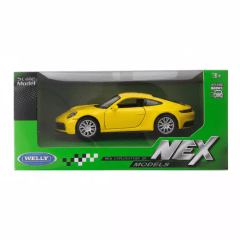 PORSCHE 911 CARRERA 4S AMARILLO 1:34 - WELLY