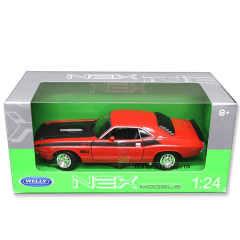DODGE CHALLENGER T/A ROJO 1:34 - WELLY