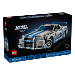 AUTO NISSAN SKYLINE GT-R (R34) DE MÁS RÁPIDO, MÁS FURIOSO - LEGO