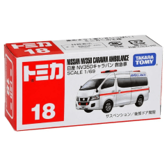 AUTO NISSAN NV350 CARAVAN AMBULANCE- TOMICA 18