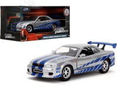 AUTO 2002 NISSAN SKYLINE GT-R (R34) - FAST & FURIOUS - JADA 1:32
