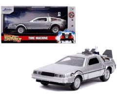 DELOREAN TIME MACHINE BACK TO THE FUTURE 2 HOLLYWOOD RIDES ESCALA 1:32 JADA