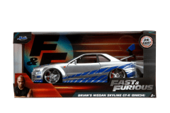 2002 NISSAN SKYLINE GT-R (R34) FAST & FURIOUS ESCALA 1:24 JADA