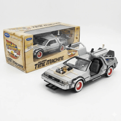 AUTO BACK TO THE FUTURE III DELOREAN 1:24 - WELLY